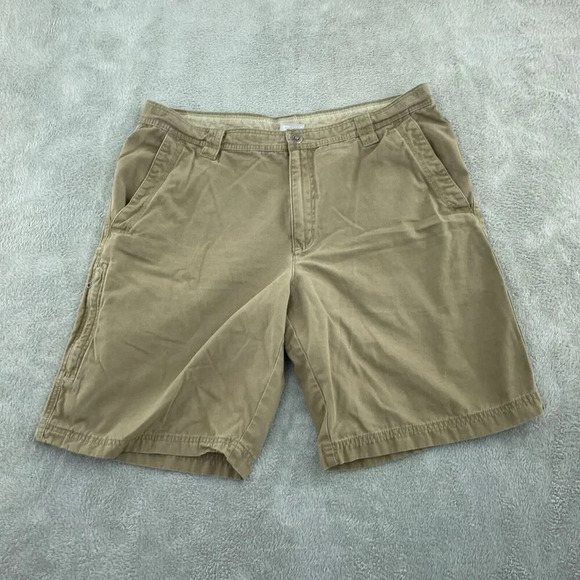 Columbia Mens Omni-Shield Advanced Repellency Khaki Cargo Shorts 38W 11L 0071 - Picture 1 of 10